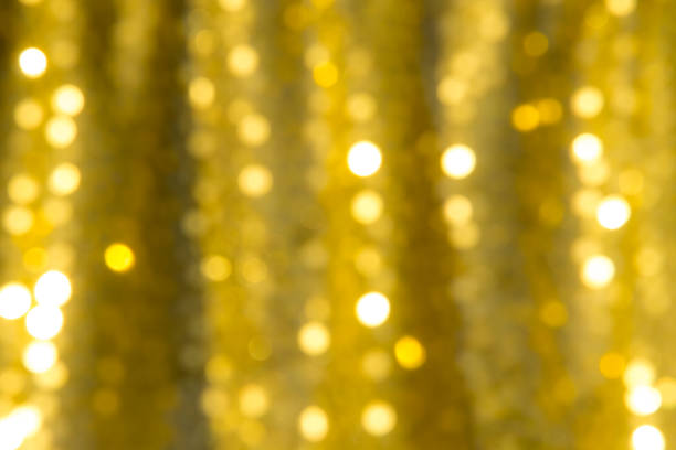 istock Golden holiday festive bokeh background 859255458