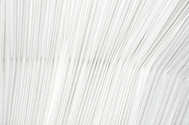 istock White pleated fabric in the crease pattern. 859269486