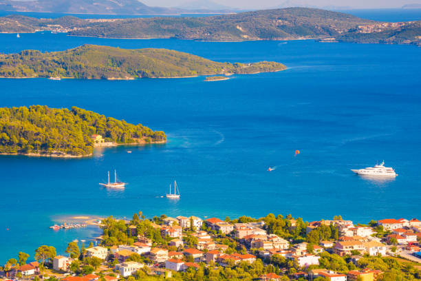 istock Many islands in the sea in Greece 859270988