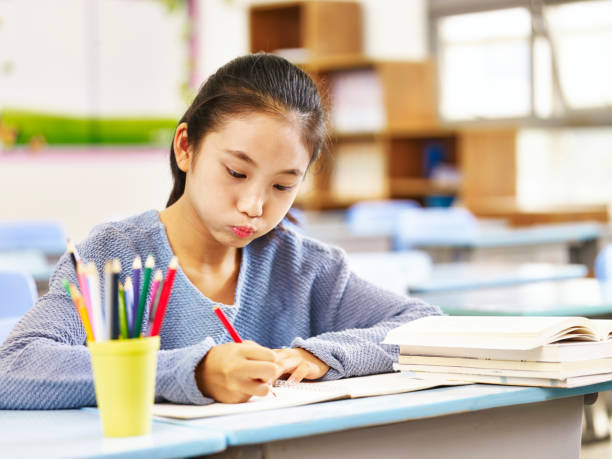 istock asian schoolgirl studying in classroom 859277506