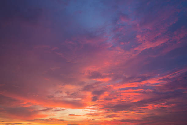 istock Twilight colour sky in sunset time, background 859295228