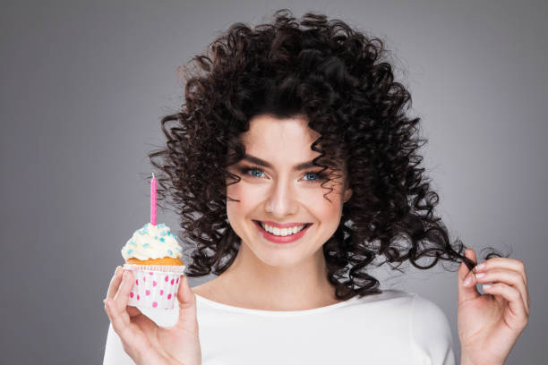 istock Woman holding small cake 859296194