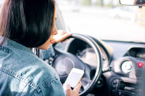 istock Woman in a car 859296778