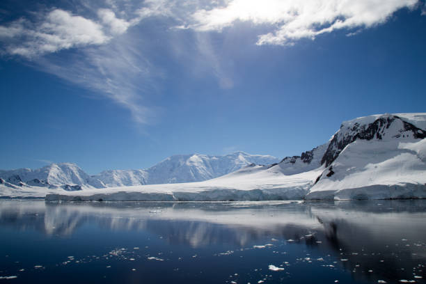 istock A mountain in Antarctica reflects in the water. 859302764