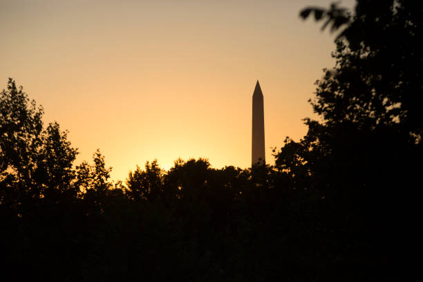 istock Washington Monument at sunset in Washington District of Columbia 859314008