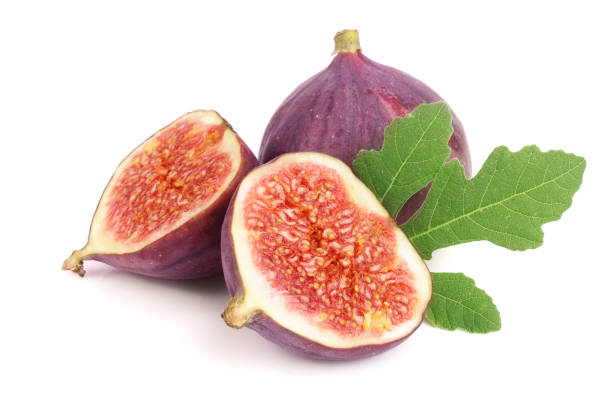 istock fig fruits with leaves isolated on white background 859315024