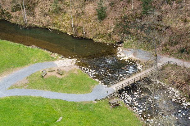 istock Lieser River In Manderscheid, Eifel, Germany 859321830