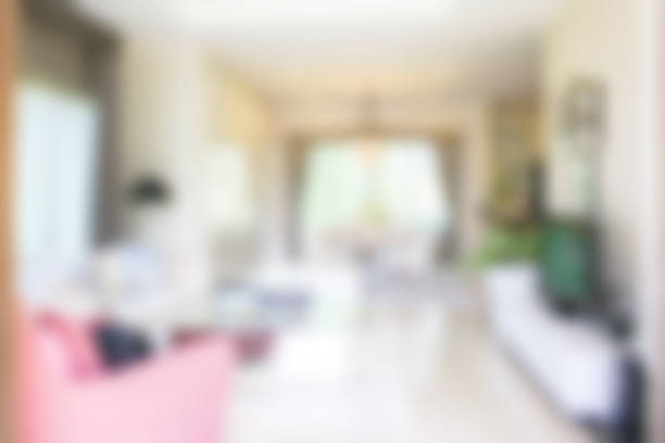 istock Defocus background living room in modern interior style 859325304
