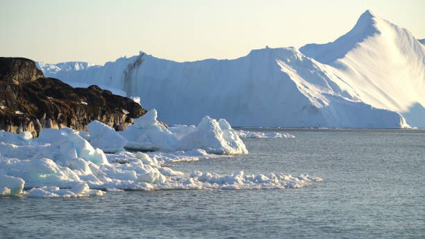 istock Icebergs on Arctic Ocean in Greenland 859325488