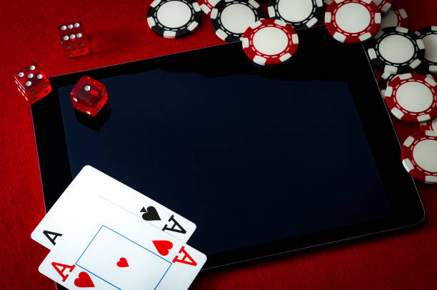 istock Internet casino and online gambling concept 859328848