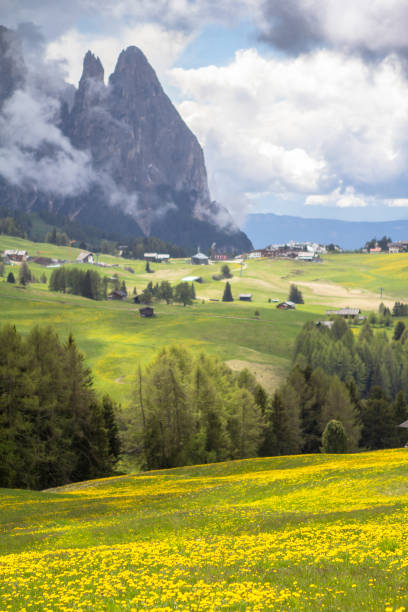 istock Sciliar in the clouds, South Tyrol, Italy 859336854