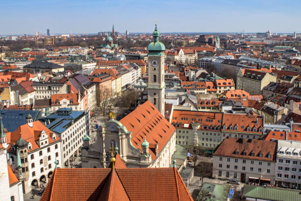 istock Panorama view of Munich, Germany 859339516