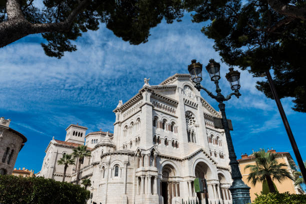 catedral de san nicolás, mónaco - realeza de mónaco fotografías e imágenes de stock