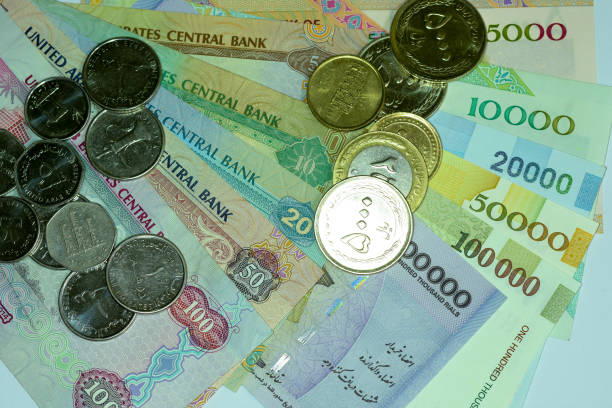 istock Close up Banknote and Currency Bills and Coins 859364038