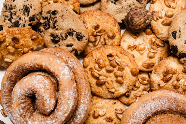 istock Culinary background of pastry 859368158