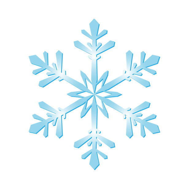 ilustraciones, imágenes clip art, dibujos animados e iconos de stock de hielo cristal, copo de nieve para el invierno de nieve, decoración de navidad, símbolo en el tiempo de adviento, - kunst