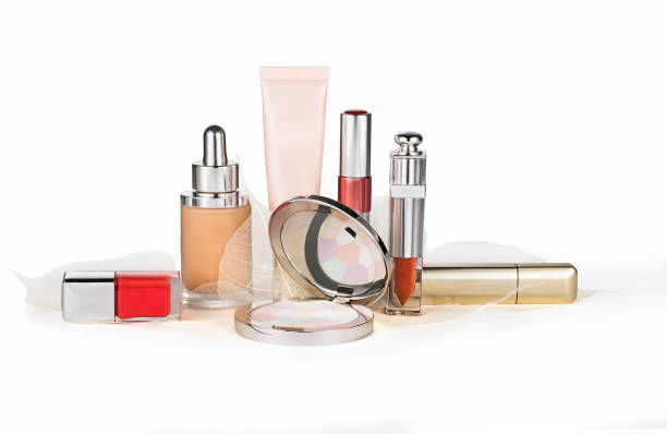 istock Lipsticks,lipgloss, foundation and beauty products 859376030