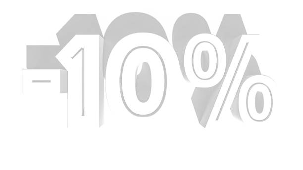 istock 3d rendering percentage discount number 859392314
