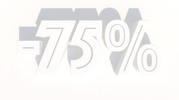 istock 3d rendering percentage discount number 859392386