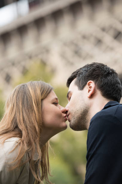 istock young couple in Paris 859397324