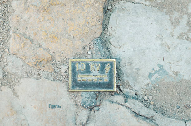 istock Electricity sign on old grunge background 859403044