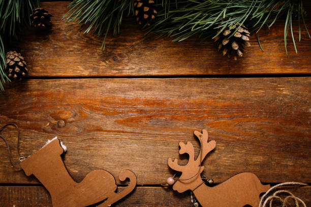 istock Christmas and New Year holiday background 859407096