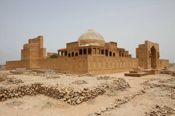 istock Ancient mausoleum at Makli Hill in Thatta, Pakistan 859414488