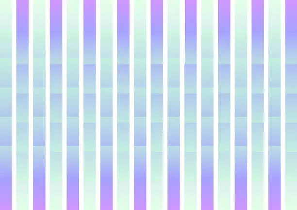 Vector illustration of purple and green pixel bar abstract background