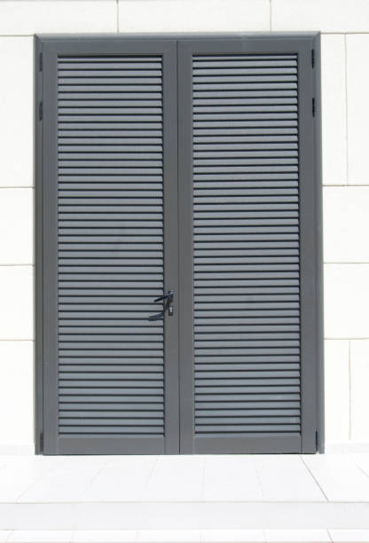 istock Mediterranean closed door lid with lock 859425146