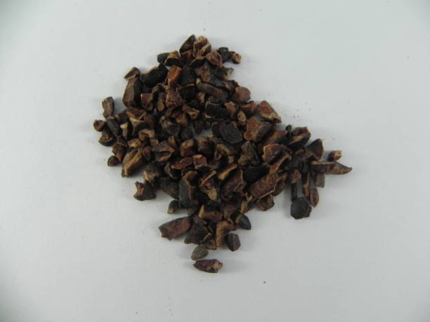 istock heap cacao nibs, super food 859430724