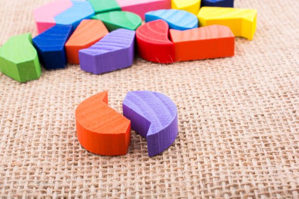 istock Colorful pieces of a logic puzzle 859430900