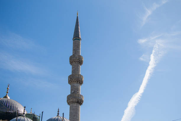 istock Minaret of Ottoman Mosques in view 859431006