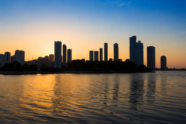 istock Skyscrapers in Sharjah city.UAE. 859435022