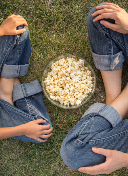 istock Family eat popcorn 859441670