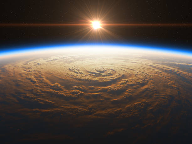 istock Beautiful And Realistic Sunrise Over The Earth 859445382
