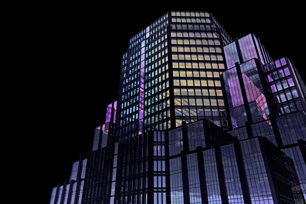 istock background fragment of a skyscraper with colored glasses 859448650