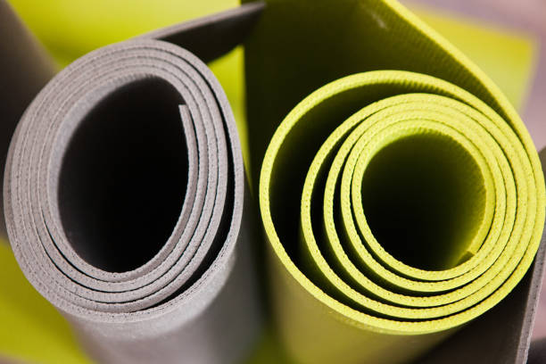 istock Colorful yoga. Modern exercise style 859472058