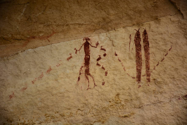 istock Ascending Sheep Pictograph - Utah, USA 859474942