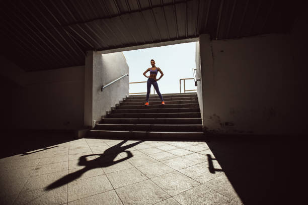 istock Girl on the stairs 859485662