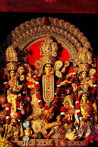 istock Hindu Goddess Durga at Durga Puja 859489714