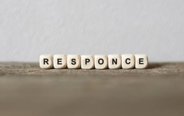 istock Word RESPONSE made with wood building blocks 859494656