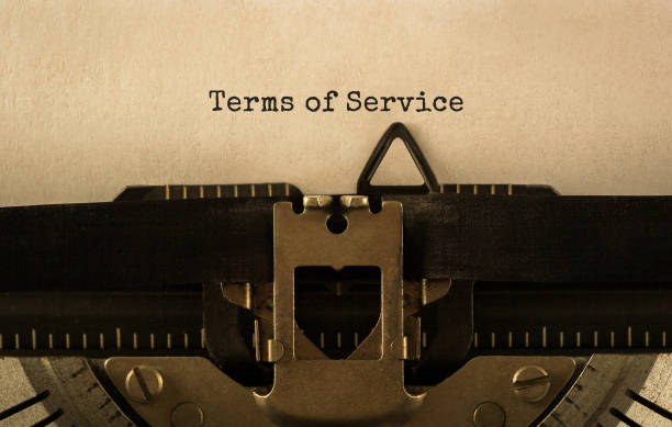 istock Text Terms of Service typed on retro typewriter 859494694