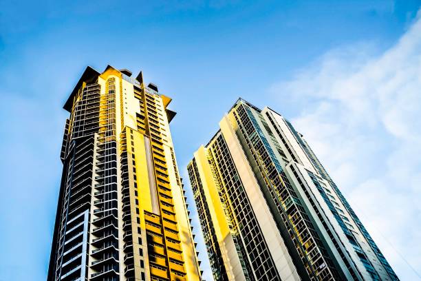 istock Modern office and residential buildings 859497044