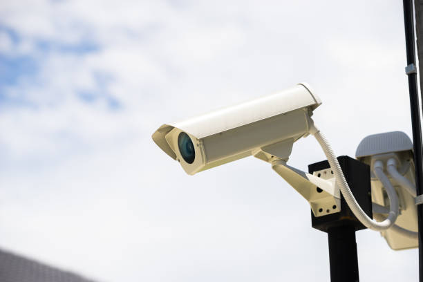 istock CCTV camera in home village 859510254