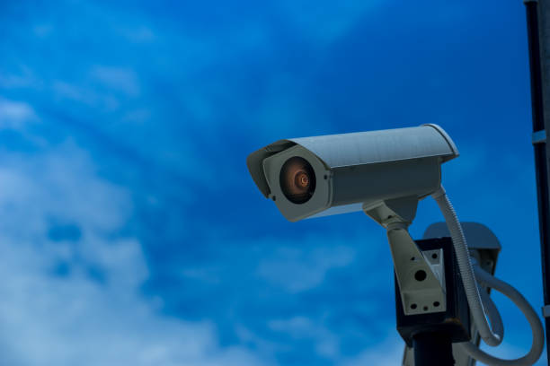 istock CCTV camera in home village 859510404