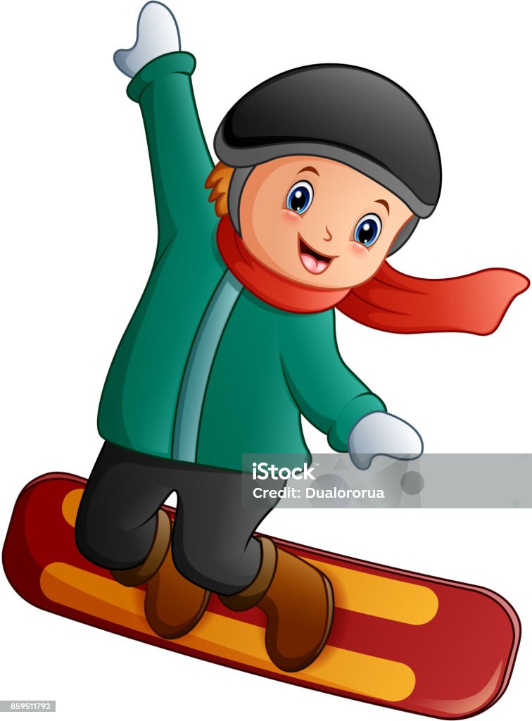 Ilustración de Niño De Dibujos Animados Con Tabla De Snowboard y más Vectores Libres de Derechos de Accesorio de cabeza - Accesorio de cabeza, Actividad, Alegre - iStock Ilustración de Niño De Dibujos Animados Con Tabla De Snowboard y más Vectores Libres de Derechos de Accesorio de cabeza - Accesorio de cabeza, Actividad, Alegre - iStock