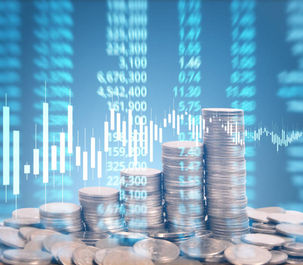 istock graph coins stock finance  business concept 859514226
