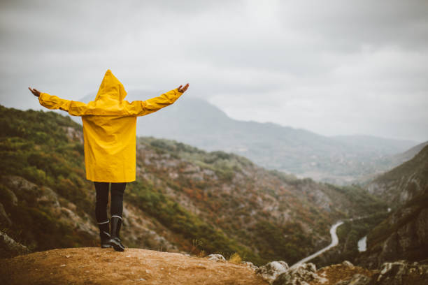 istock Hiker enjoying the view of mountain 859514530