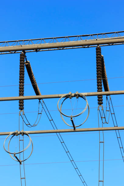 istock power facilities under the blue sky, closeup of photo 859514932