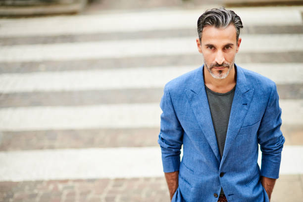 istock Portrait of handsome man looking at camera 859522868